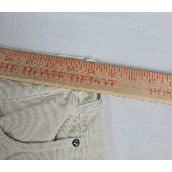 AG Adriano Goldschmied Prima Cigarette Leg Women’s Ivory Corduroy Pants Size 27 - Picture 7 of 13